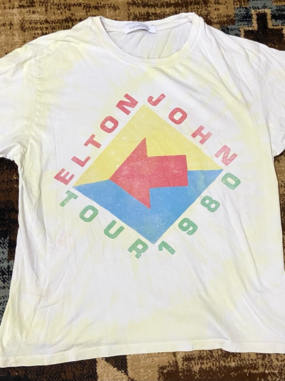 Elton John Tour Graphic Tee 1980 Tour Daydreamer